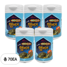 애니멀밥 햄버거 어린 거북이 전용 사료, 40g, 70개