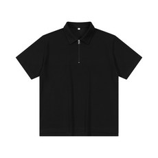지디오 라톤A 남성 반집업 카라티 무지 집업 폴로 티셔츠 남녀공용 커플 럭비티 여름 오버핏 면티 남자카라티