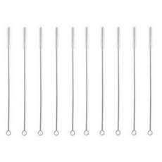 투고팩 어반카페 스텐빨대 청소 브러쉬 24cm, 10세트, Silver