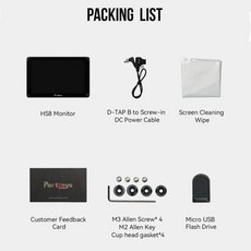 Portkeys 카메라 비디오 사진 촬영용 지지대 SDI/ HDMI 변환 모니터 HS8 8 인치 1100nit 3G-SDI 3D LUT 출, 한개옵션1, 없음