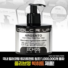 에코스라인 컬러업 헤어코팅 트리트먼트 아젠토 250ml, 샤이닝 실버, 1개