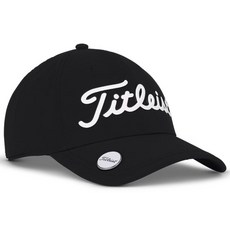 [아쿠쉬네트코리아 정품] 타이틀리스트 플레이어스 볼마커 모자 TH25APBMA, 1개, 블랙/화이트 1개, 블랙/화이트