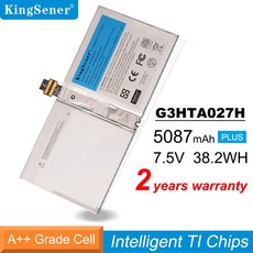 KingSener G3HTA027H DYNR01 노트북 배터리 For Microsoft Surface Pro 4 1724 12.3" Tablet 7.5V 38.2WH/5087mAh