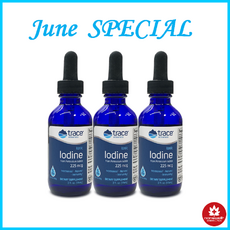 3병묶음 - 트레이스 미네랄 이온화 요오드 Trace Menerals Ionic Iodine Liquids (2 fl oz)