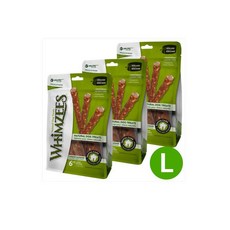  윔지스 베지소시지 L 420g 7p 3개 밸류백 대형견 치석제거 비건 강아지 덴탈껌 