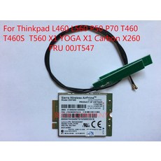 [해외] EM7455 + 2 PCS 안테나 FRU 00JT547 4G T470P T570 L460 L560 P50 P70 T460 T460S T560 X1 요가 X1 탄소 5th, 상세내용표시