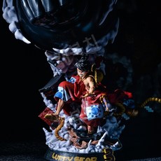 대형 원피스 피규어 GK 사우론 루피 4단기어 유인원 왕 풀세트, 기모노 루피(신장 42cm), 1개