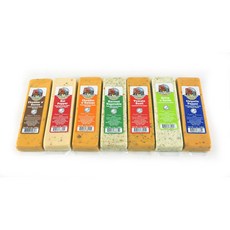 파머스 마켓 위스콘신 스페셜티 치즈 블록 각 7oz(7블록), 1개, 198g