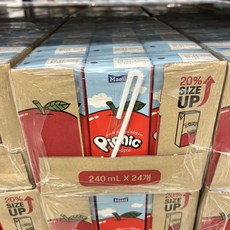매일 피크닉 사과 주스 쥬스 음료 음료수 240ml 24입, 24개