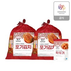 종가 종가집 중부식 포기김치 10.4kg + 깍두기 500g, 1개
