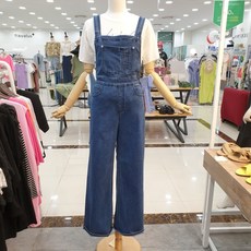 반에이크 아웃포켓와이드오버롤 멜빵바지 (VB09DOM201W)