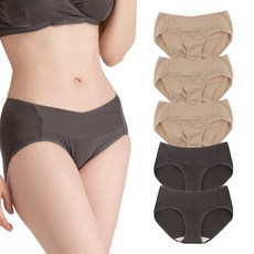 [국내생산] 뉴니끄 빅사이즈 임산부팬티 모코랩3p+텐셀랩2p 세트