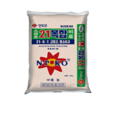 풍농 스마트21 옥수수 양배추 고추 배추 과수 벼 21-6-7 저인산 복합비료 20kg, 20000g, 1개