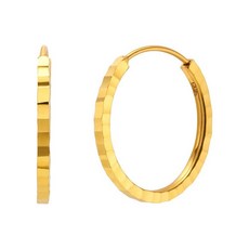 순금파이프링귀걸이