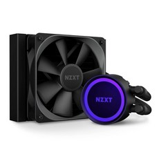 고사양 NZXT Kraken X73 RGB 360mm - RL-KRX73-RW AIO CPU 수냉 쿨러 회전 무한 미러 디자인 CAM V4로 구동 커넥터 AER V2 120mm 라, [02] 검은색, [04] 280mm, [02] 크라켄 X RGB