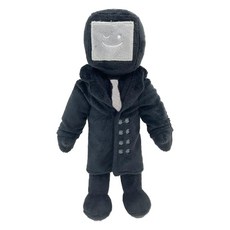  Skibidi Toilet TV man Monitor man Skibidi (TV man) 스키 비디 화장실 봉제 장난감 봉제 장난감 정의 만화 봉제 장난감 봉제 