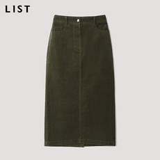 리스트코듀로이스커트