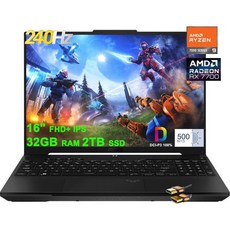ASUS TUF 게이밍 A16 노트북 16인치 QHD+ 240Hz(500니트 DCI-P3 100% 3ms) AMD 8코어 Zen 4 Ryzen 9 7940HS (i7-1370