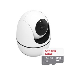 아이피타임 C500 5MP 스마트폰 가정용 카메라 홈캠 펫캠 CCTV＋32GB SD카드