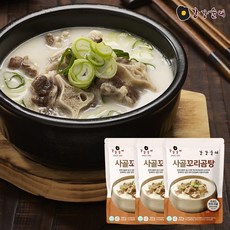 강강술래 사골 꼬리곰탕 500g x 3팩, 3개