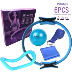  필라링 요가링 종아리 마사지 다리 링 Fitness Ring 필라테스 서클 요가 볼 매직 운동 장비 운동 피트니스 훈련 저항 지원 도구 스트레치 밴드 체육관, 초록 