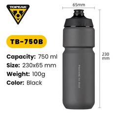 TOPEAK 스포츠 물병 650/750ml 자전거 물병 사이클링 러닝 캠핑 하이킹 Gourde Sport Botella De Bicicleta, TB-750B, TB-750B