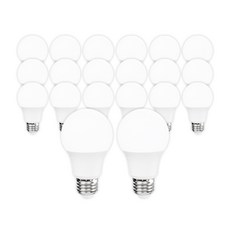 라인라이팅 LED 에코 벌브 8w, 주광색, 20개 주광색, 20개