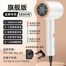 (마켓 인앤아웃) 저소음드라이기 무소음 기숙사 휴대, 상세페이지 참고, 미니멀리스트 화이트 3800W