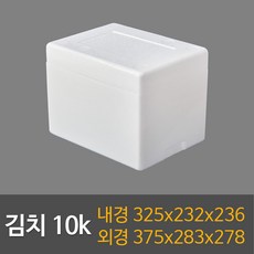 택배용 식품용 김치10k(16ea) 다용도10k 스티로폼박스, 1개