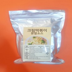 정푸드 떡볶이소스, 500g, 크림떡볶이, 1개