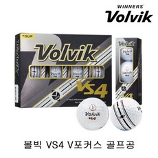볼빅 VS4 V포커스 4피스 12구 골프공 (화이트), 기본 : 상세페이지 참조