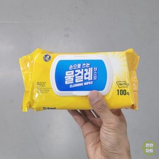 노브랜드 손으로 쓰는 물걸레 청소포 100매, 2개