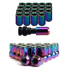 발통마켓 차량용 휠너트 락너트 M12 x 1.25 휠볼트 소켓 캡 삼성차 일본차, 1세트, 7각
