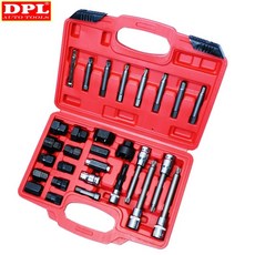 led 손전등 캠핑호롱불 휴대용손전등 DPL 30pcs 교류 발전기 프리휠 풀리 풀러 교류 발전기 도구 세트 특수 소켓 세트 엔진 관리, 중국