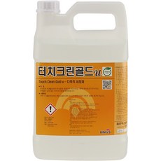 킴엔에스코리아 터치크린골드u 친환경 다목적세정제 1L 3.75L 18.75L 기름때 찌든때 저독성 저자극, 1개