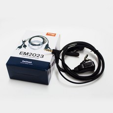 라디아 민영정보통신 MYT-0055 라디아 EM2023 경호 이어마이크 H타입 이니어 무전기이어폰, 1개