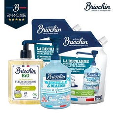 브리오신 식기세척제 500ml (본품1+리필2) + 핸드솝 (택1), 버베나