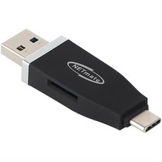 USB 마이크로SD SD카드 멀티 카드리더기 C타입 지원, 단일상품