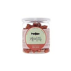 개이득 200g (연어- 큐브)/대용량강아지간식/대용량애견간식/강아지간식고구마/오리육포/진짜육포, 개이득 200g (연어- 큐브)/대용량강아지간식/대용량, 1개 - 진짜육포