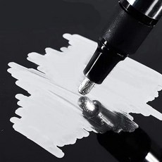마카 액체 미러 마커 실버 펜 DIY 반사 페인트 크롬 마감 금속 미술 공예, [02] 2.0MM