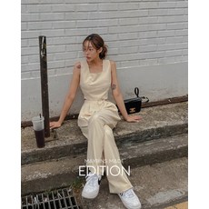 [메이빈스]슈킨 슬리브리스&팬츠set
