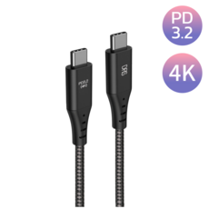 세르메드 C타입 USB3.2 Gen2X2 20Gbps 4K C to C PD100W 초고속충전 초고속데이터전송, 3m, 1개