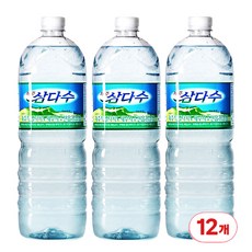 [제주 삼다수] 화산암반 생수 물, 12개, 2L