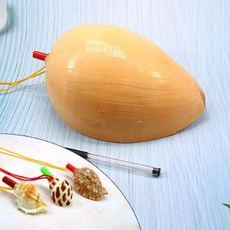 나각 전통 뿔피리 소라 껍데기 호루라기 뱃고동 세트 트럼펫 바다 달팽이 껍질 휘파람 공예 홈 장식, 20)망고16-18cm 미니3개포함, 1개