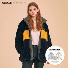 [현대백화점]후아유 WHJJA4T03U 리버서블 배색 웜업