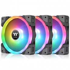 써멀테이크 SWAFAN EX12 RGB 라디에이터 팬 TT 프리미엄 에디션 (3PACK/Controller), 3개