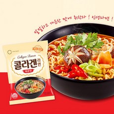 칼칼하고 개운한 매운맛 오뚜기 콜라겐 라면 4개입, 1팩(4개입)