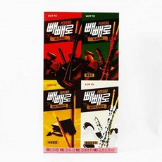 싸다팡 빼빼로 어소트 기획 12000 8갑 X 6 SET 스틱 막대과자, 1