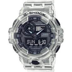 G-Shock GA700SKE-7A 원사이즈 투명/블랙 브레이슬릿 타입