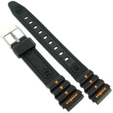 해외520039135 시계줄 워치스트랩 TIMEX 15MM WOMENS BLACK RUBBER IRONMAN TRIATHLON SPORT WATCH BAND S